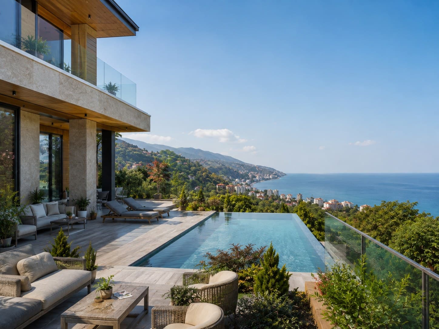 Trabzon Deniz Manzaralı Müstakil Lüks Villa — منظر 2