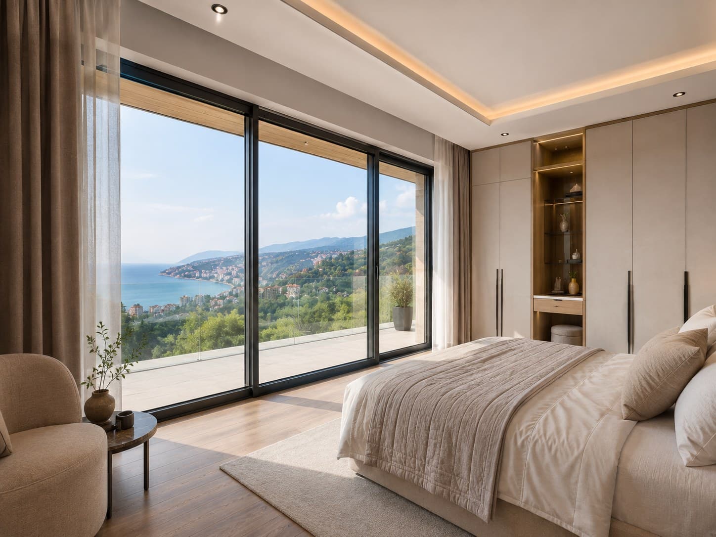 Trabzon Deniz Manzaralı Müstakil Lüks Villa — منظر 3
